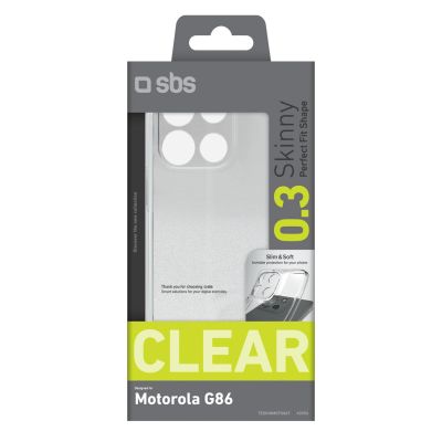 2. SBS Skinny Cover für Motorola Moto G86 - Transparent