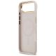 7. Guess MagSafe iPhone Air Hülle mit Strass-Logo und genarbter Oberfläche – Rosa