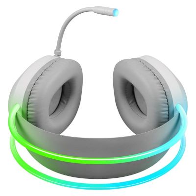6. Defender Eclipse RGB-Kopfhörer mit Mikrofon, Weiß 62440