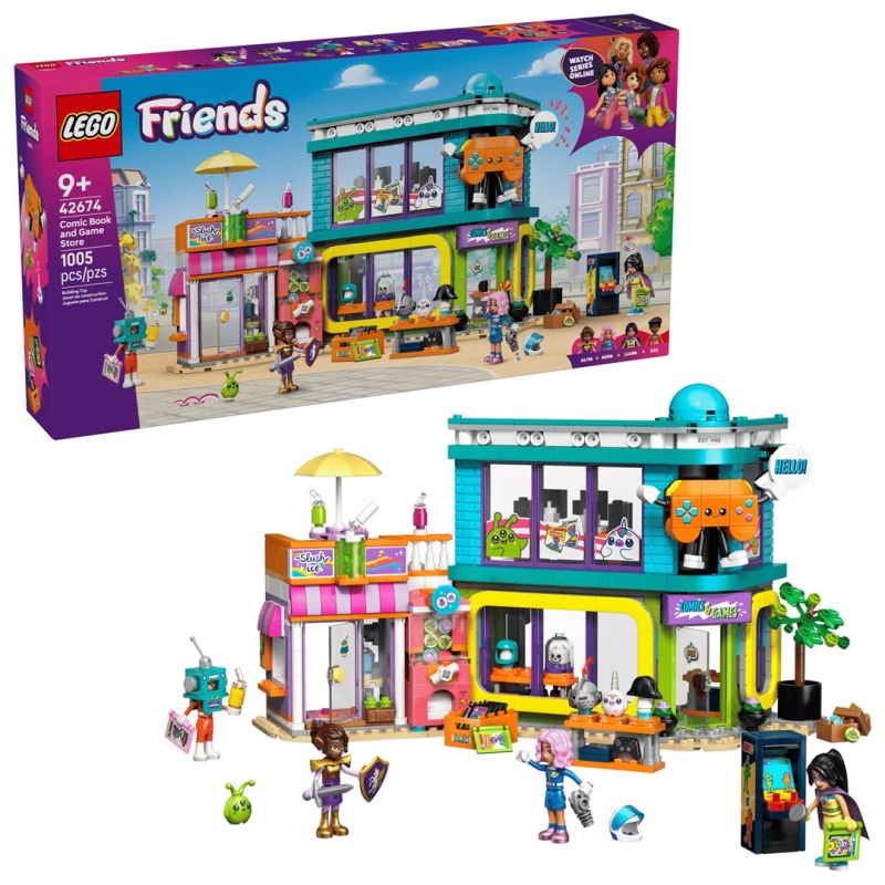 LEGO Friends 42674 – Spiele- und Comicladen