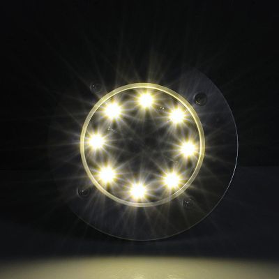 7. Solarlampe mit 8 SMD-LEDs zur Erdung, 12er-Set