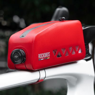 2. Rockbros ROAD TO SKY AS-142 Wasserdichte Rahmentasche 1L - Rot