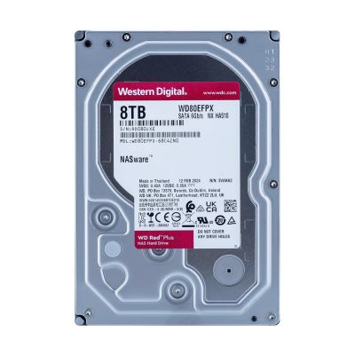 2. HDD WD Red Plus WD80EFPX (8 TB; 3,5"; 256 MB; 5640 U/min)