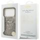 8. Guess Python Pattern MagSafe Hülle für iPhone 17 Pro / 18 Pro – Braun
