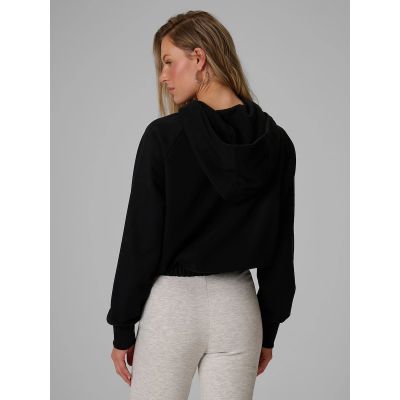 2. Kapuzenpullover mit dekorativer Jet-Applikation für Damen 4F 4FWAW26TSWSF2670-20S