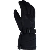 VIKING Norvik Pro Freeride-Handschuhe für Erwachsene, Schwarz mit Leder, Größe 6