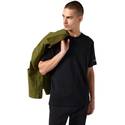 6. Herren Champion SS Tee Schwarz 220273 KK001
