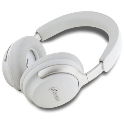 2. Guess Bluetooth ANC On-Ear-Kopfhörer GUBHC22PSFCSME beige/beiges Metal Script Logo