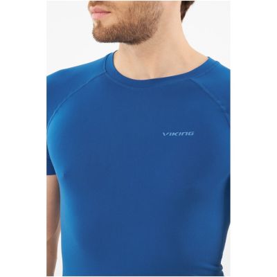 VIKING Lockness Herren Kurzarm-Unterwäsche blau, Größe M