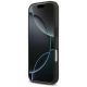 5. Guess Strass Dreieck Logo Hülle für iPhone 17 Pro - Schwarz