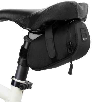 13. Wozinsky kleine Fahrradsatteltasche 0,6 l schwarz (WBB8BK schwarz)