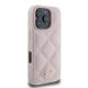 4. Guess Gestepptes Metalllogo iPhone 16 Pro Hülle - Rosa
