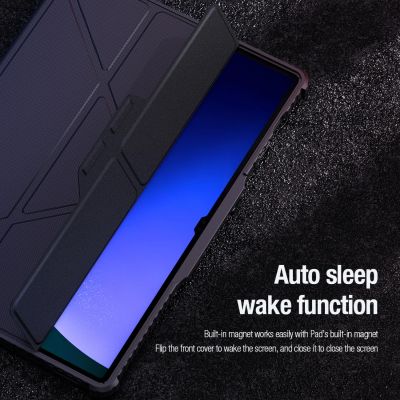 19. Nillkin Bumper Leather Case Pro Hülle für Samsung Galaxy Tab S9+ – Schwarz