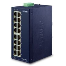 PLANET ISW-1600T Netzwerkverbindungen Unmanaged Fast Ethernet (10/100) Blau