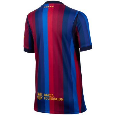 3. Nike FC Barcelona Heimtrikot für Kinder 2026/27, Burgunderrot/Blau, II1624 683