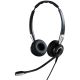 Jabra Biz 2400 II QD Duo NC Headset mit Kabel und Kopfbügel, Büro/Callcenter, Schwarz/Silber
