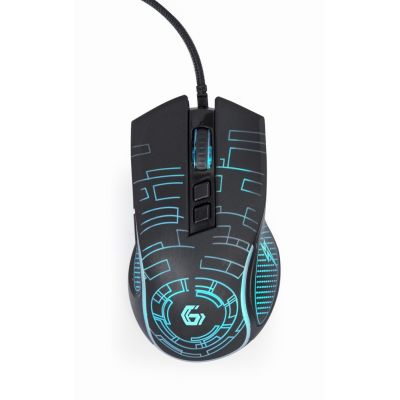 5. GEMBIRD RGB GAMING-MAUS USB SCHWARZ