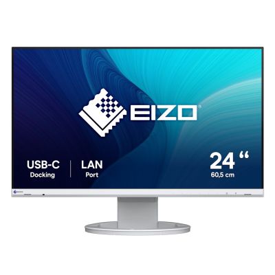 EIZO FlexScan EV2490-WT Monitor – 60,5 cm (23,8 Zoll) – 1920 x 1080 Pixel – Full HD – LED – 5 ms – Weiß