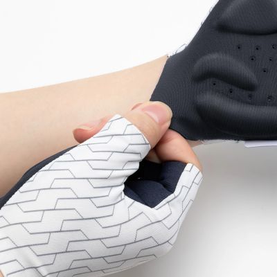 5. Rockbros MTB Fahrradhandschuhe Größe: L - weiß und schwarz