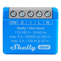 Shelly 1 Mini Gen4 Smart WiFi Controller, 2 Stück