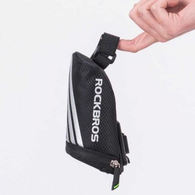 5. Rockbros kleine Clip-On-Fahrradsatteltasche