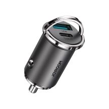 Joyroom Schnell-Autoladegerät USB Typ C / USB 45W 5A Power Delivery Quick Charge 3.0 AFC SCP Grau (C-A35)