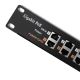 2. QOLTEC Patchpanel-Rack | 12 Ports | PoE | Schwarz