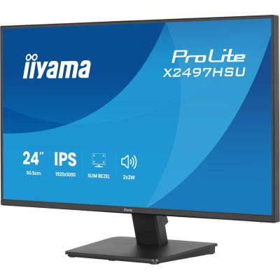 20. iiyama ProLite X2497HSU-B1 Computermonitor 60,5 cm (23,8") 1920 x 1080 px Full HD LED Schwarz