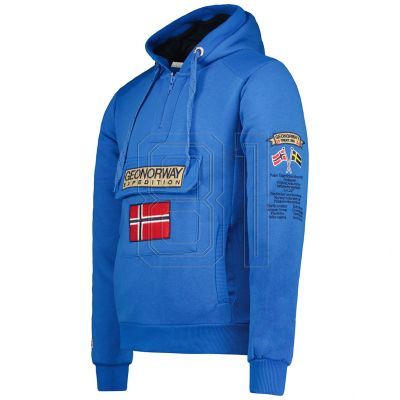 4. Geographical Norway Gymclass EO DB 100 M Sweatshirt WU6582H/GNO-Royal Blue