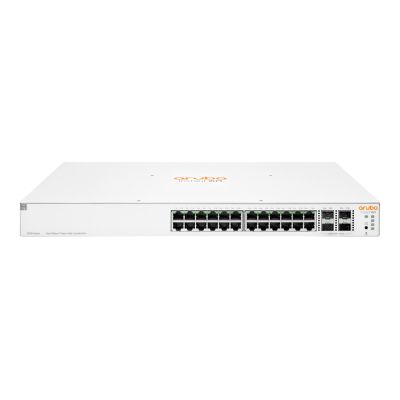 HPE Aruba Networking Aruba Instant On 1930 24G Class4 PoE 4SFP/SFP+ 370W Managed L2+ Gigabit Ethernet (10/100/1000) PoE-Unterstützung 1U Weiß