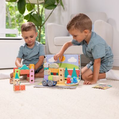 6. Melissa & Doug MDT BBN Blockables Town Pyst GML