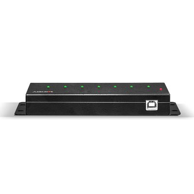 4. Lindy 42794 USB 2.0 Typ-B Hubs und Konzentratoren 480 Mbit/s Schwarz