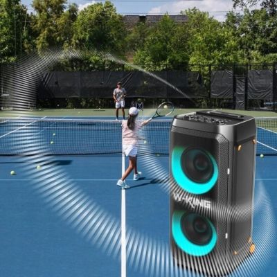5. W-KING T12 Kabelloser Bluetooth-Lautsprecher Schwarz