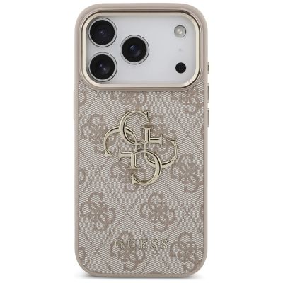 3. Guess 4G Big 4G Classic Logo Hülle für iPhone 17 Pro / 18 Pro - Roségold