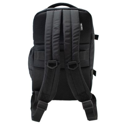 3. Schwarzer Flugzeug-Rucksack mit Laptopfach SEMI LINE