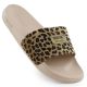 4. Damen-Strand-Flip-Flops mit Leopardenmuster für den Pool, beige SS274715
