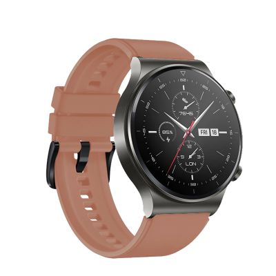 2. Silikonarmband für Huawei Watch GT 2 / 3 / 4 / 2 Pro / 3 Pro / 4 Pro / GT 2e - Burgunderrot