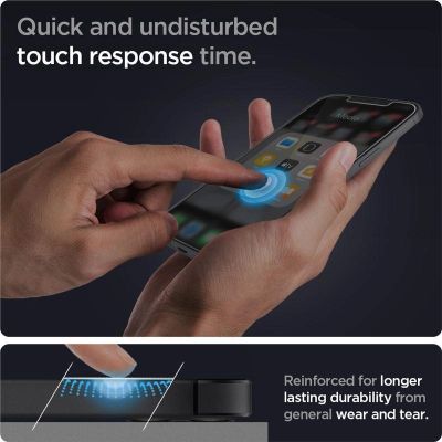 10. Spigen Glas.tR EZ Fit gehärtetes Glas für iPhone 12 / iPhone 12 Pro - 2 Stk.