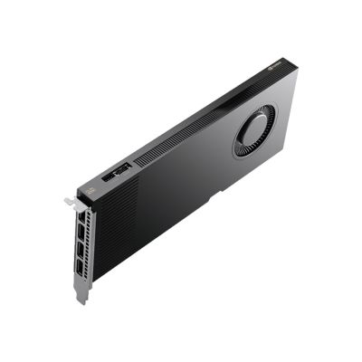 3. PNY RTX PRO 4000 Blackwell, 24 GB GDDR7 ECC 192-Bit, 140 W, PCI Express 5.0 x16, 4 x DisplayPort 2.1, ATX-Blende, 1 x CEM5 16-Pin-Stromkabel, FHML Single Slot, kleine Verpackung