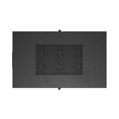 9. 19" 32U 600x1000 schwarzer Stand-Rack-Schrank mit perforierten Türen LCD Lanberg (Flat Pack)