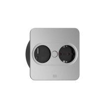 Bachmann 946.105 Steckdose Typ F + USB A + USB C Edelstahl