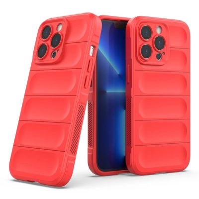 7. Magic Shield Case für iPhone 13 Pro Max flexible gepanzerte Hülle rot