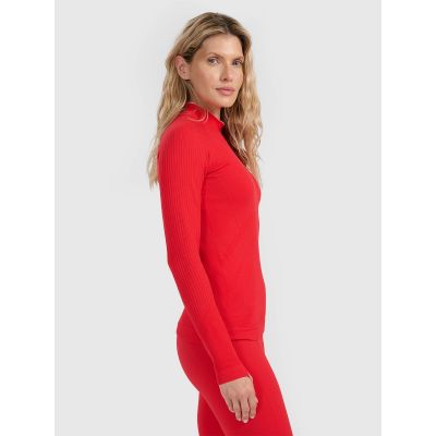 4. Nahtlose Thermounterwäsche für Damen (Oberteil) 4F 4FWAW25USEAF205-62S