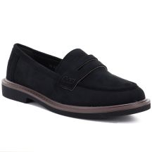 Schwarze Damen-Wildlederschuhe von Vinceza, Modell 62335