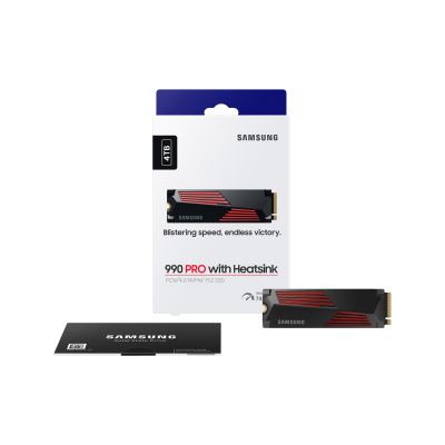 13. Samsung 990 PRO Kühlkörper 4TB SSD