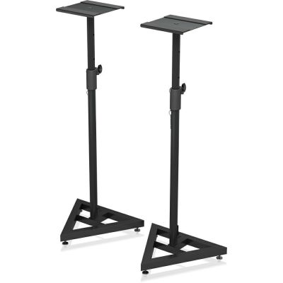 Behringer SM5002 – Set Studiomonitorständer mit verstellbarer Höhe von 93 bis 115 cm