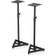 Behringer SM5002 – Set Studiomonitorständer mit verstellbarer Höhe von 93 bis 115 cm
