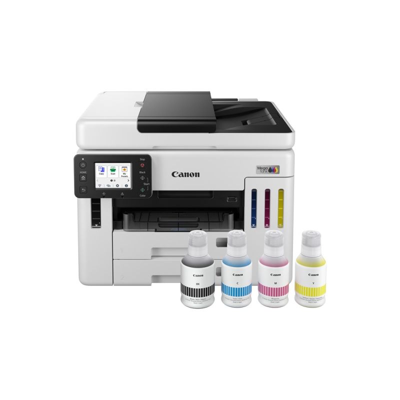 58. Canon MAXIFY GX 7150 Drucker, Tintenstrahl, Farbdruck, 600 x 1200 dpi, A4, Direktdruck, Weiß