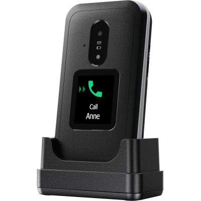 10. Doro Leva E30 7,11 cm (2,8") 142,7 g Schwarz, Weiß Funktionsfähiges Handy