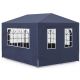 3. Gartenzelt-Pavillon 3x4x2,5m Marineblau Saska Garden